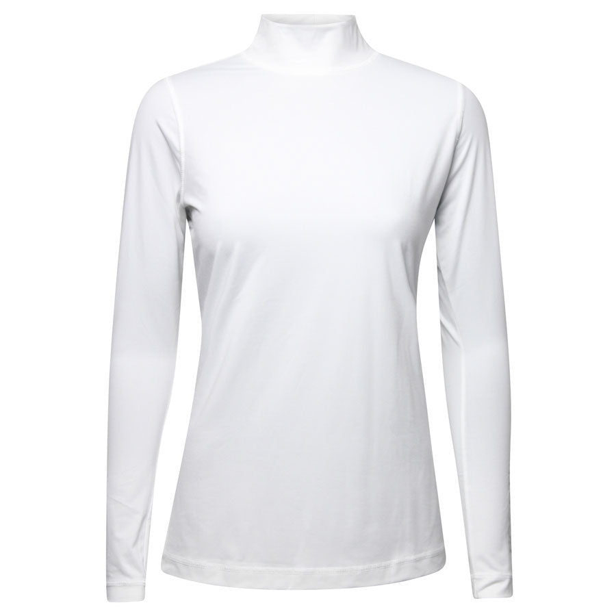 First Skin Rollkragenpullover für Damen, Weiß