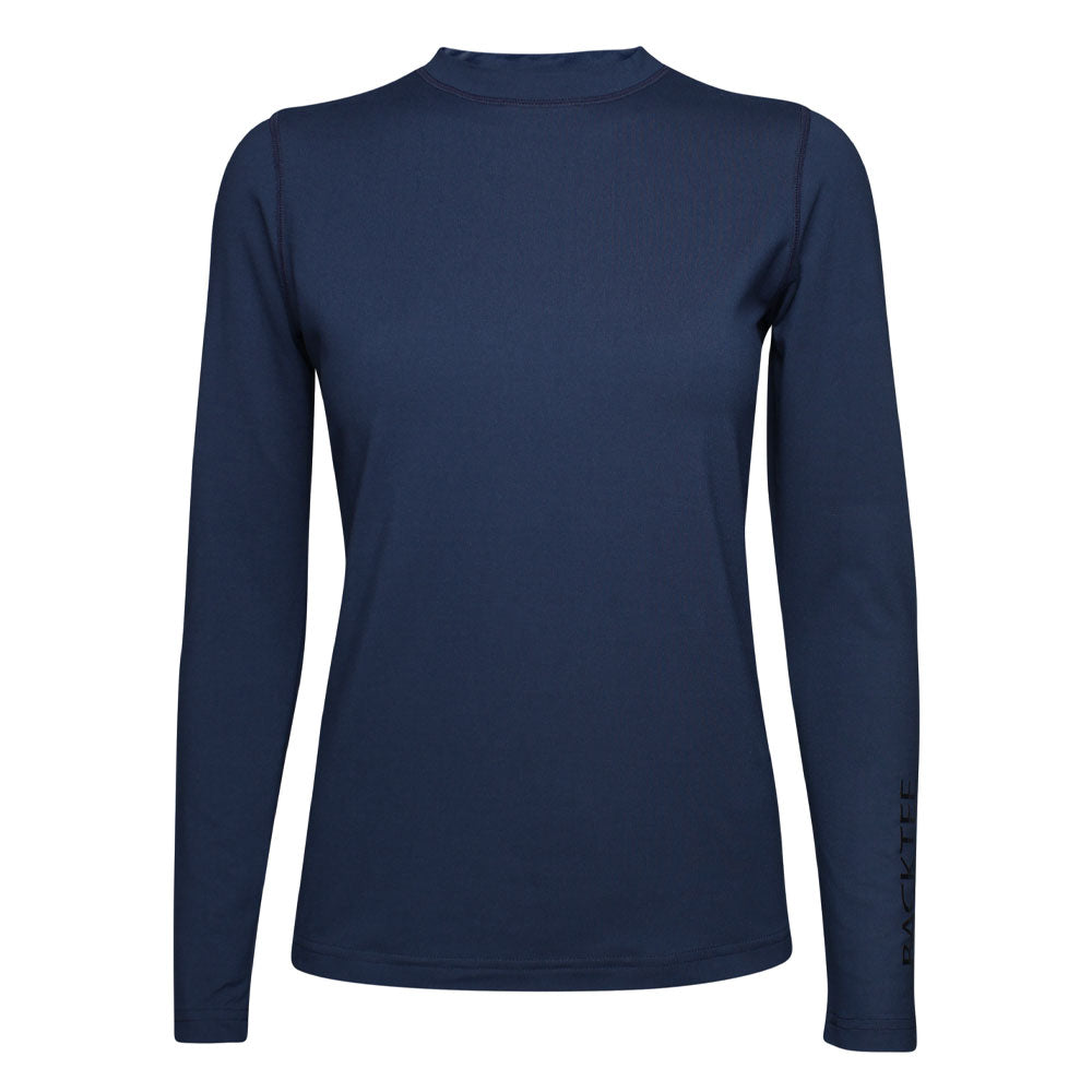 Damen First Skin Rundhalsausschnitt, Marineblau