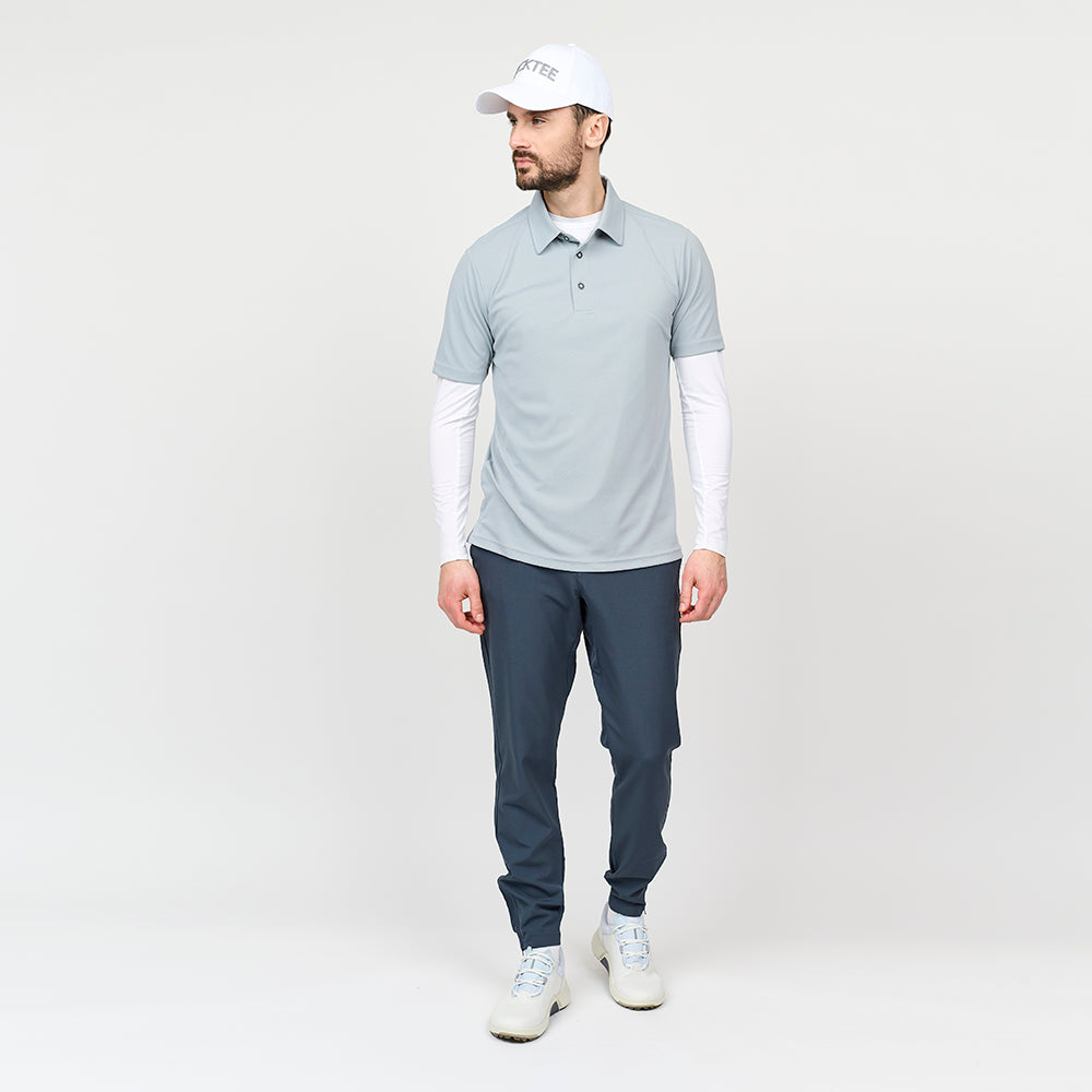 Performance-Poloshirt für Herren, Hellgrau