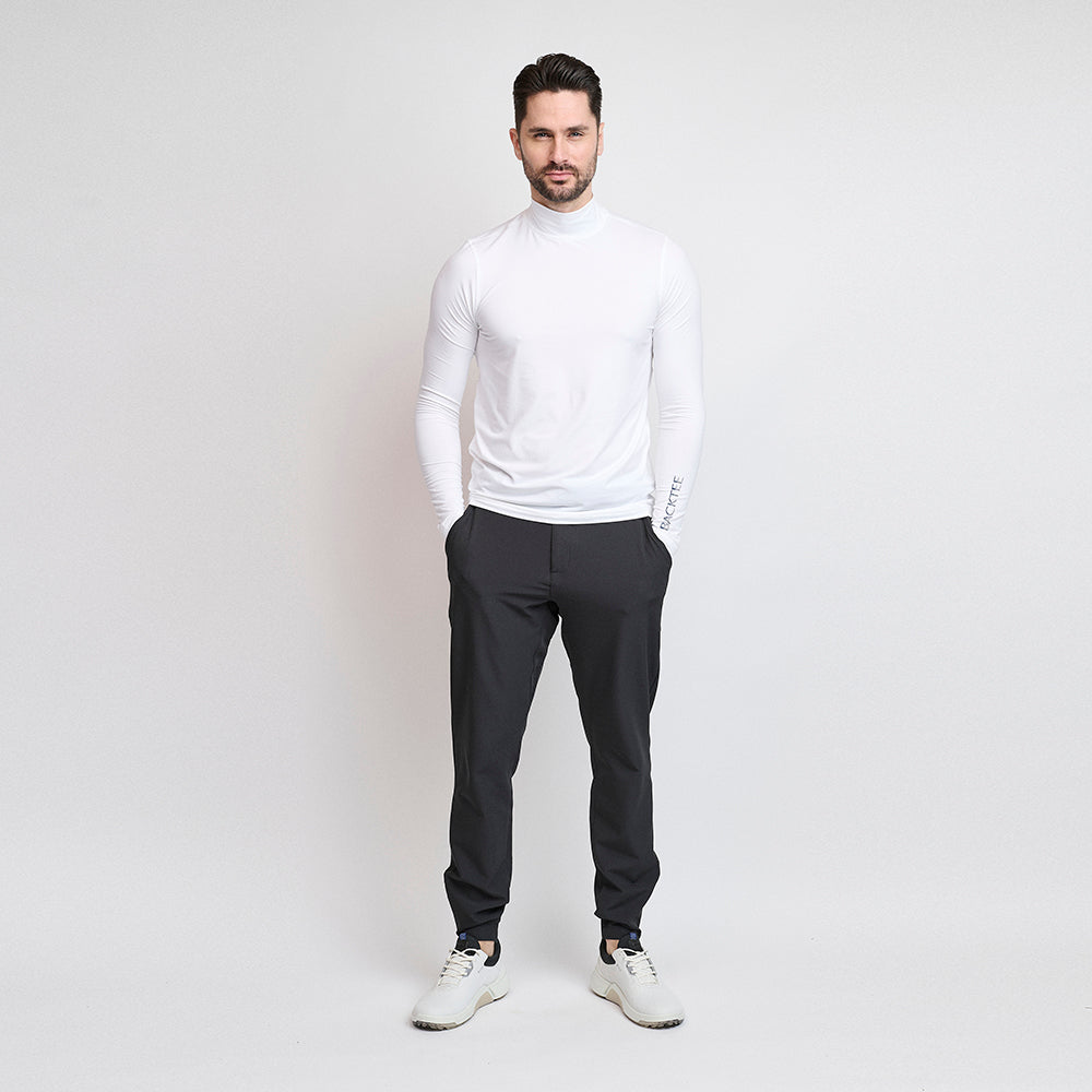 Rollkragenpullover von First Skin für Herren, Weiß