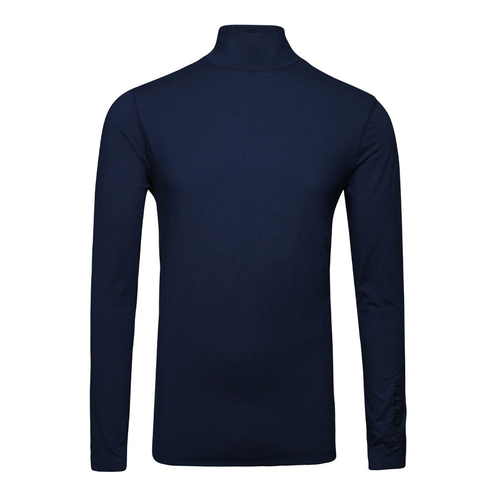 Rollkragenpullover von First Skin für Herren, Marineblau