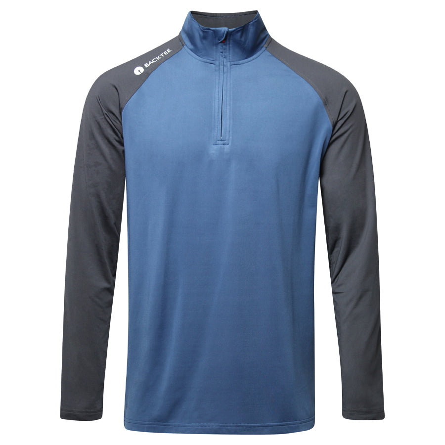 Baselayer mit Reißverschluss für Herren, Ensign Blue