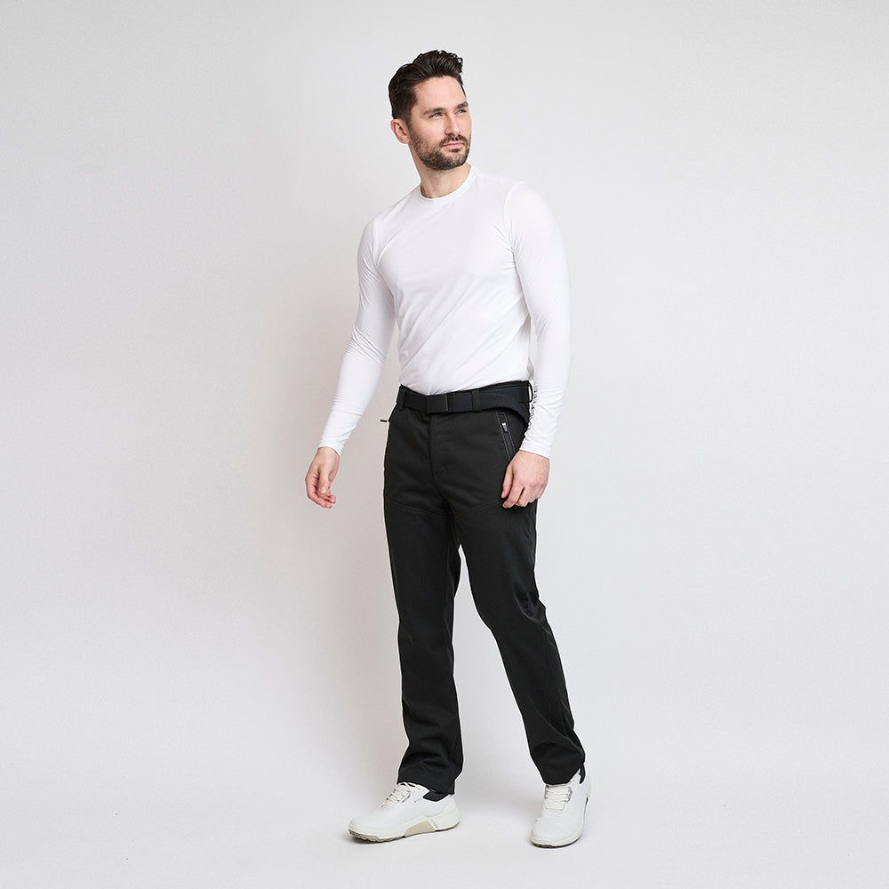 Hybrid-Thermohose für Herren, Schwarz