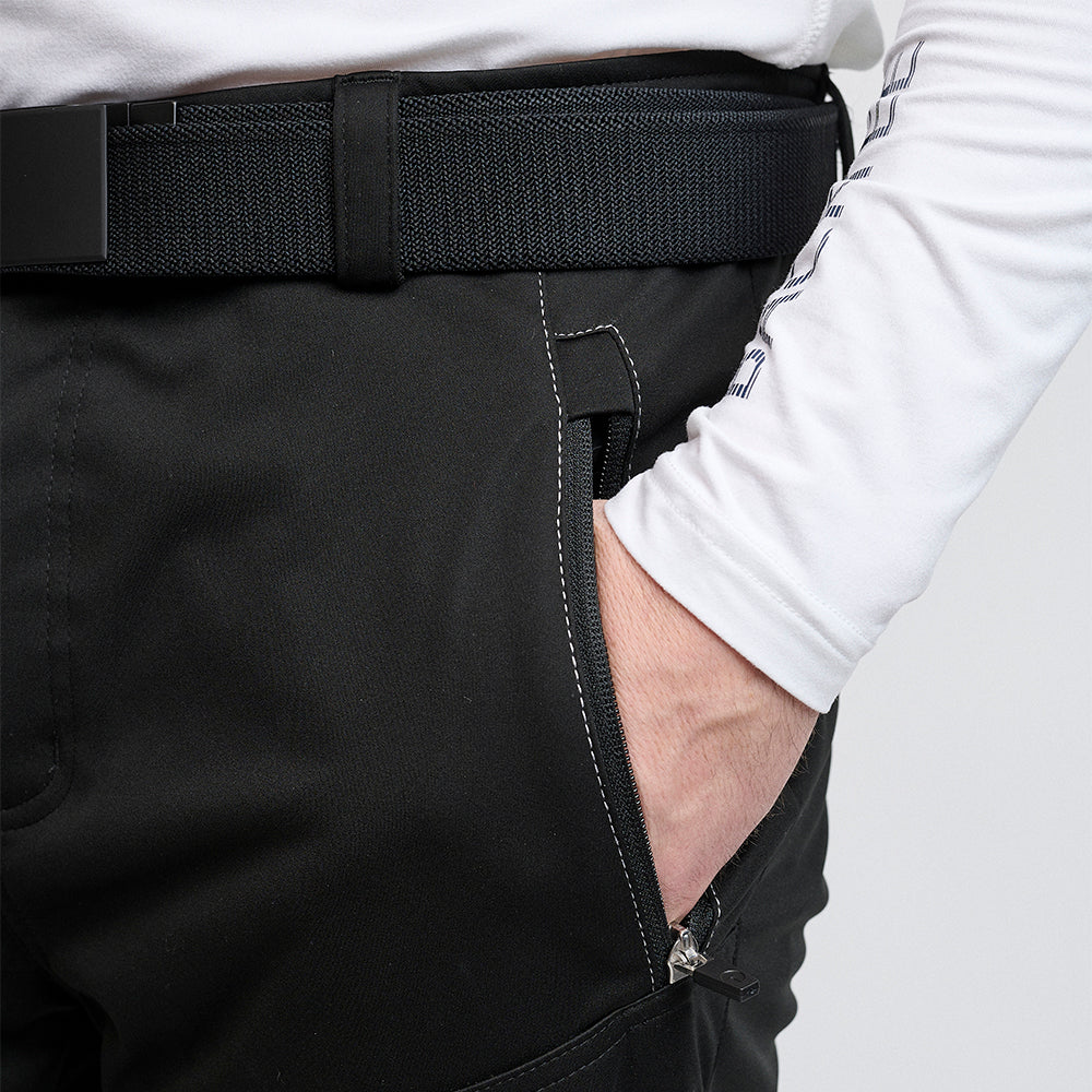 Hybrid-Thermohose für Herren, Schwarz
