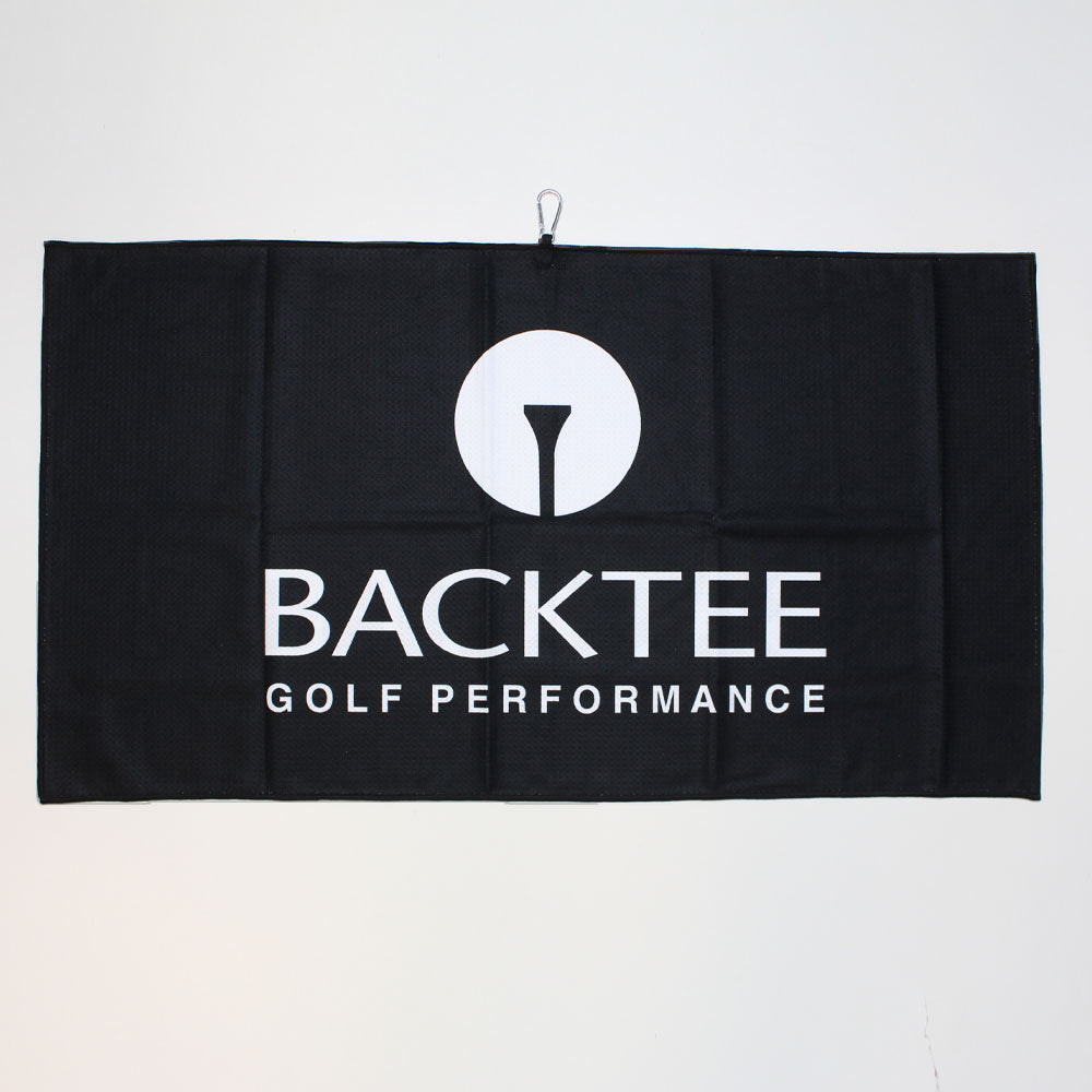 Tour Waffelhandtuch, Schwarz