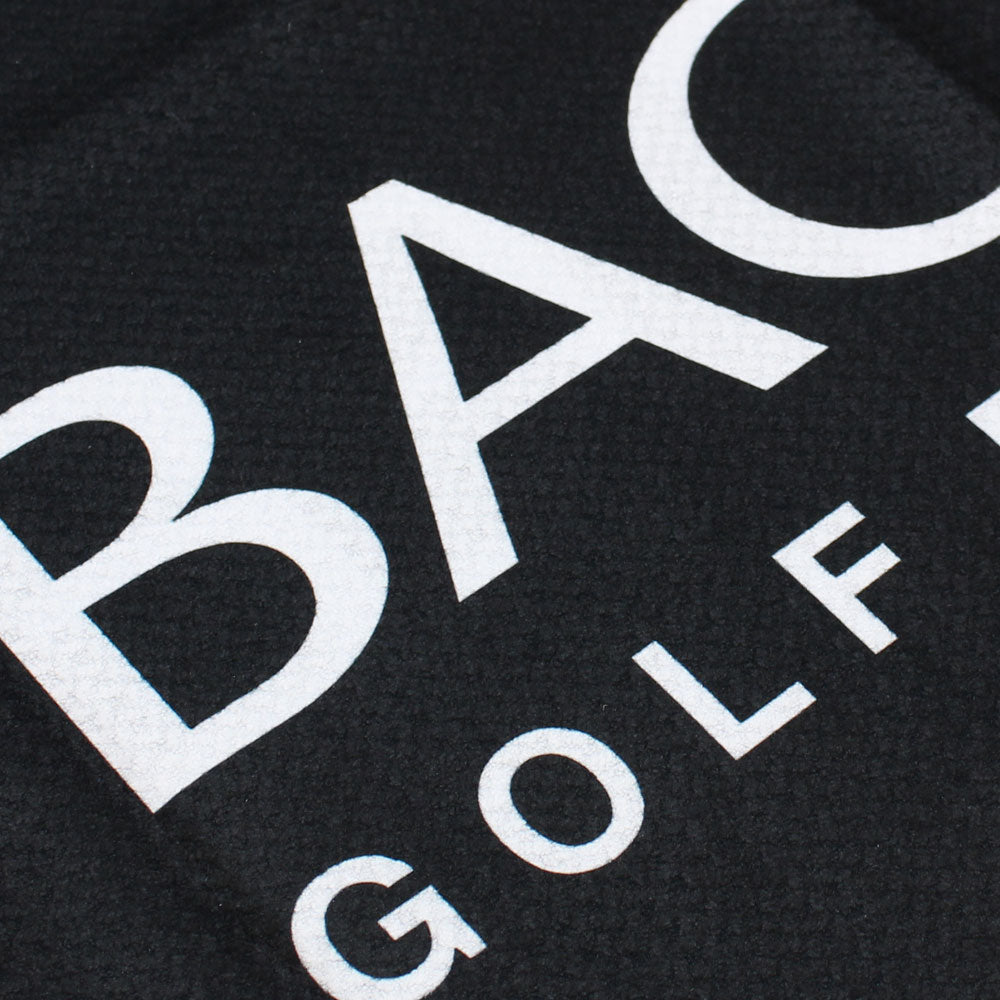 Tour Waffelhandtuch, Schwarz