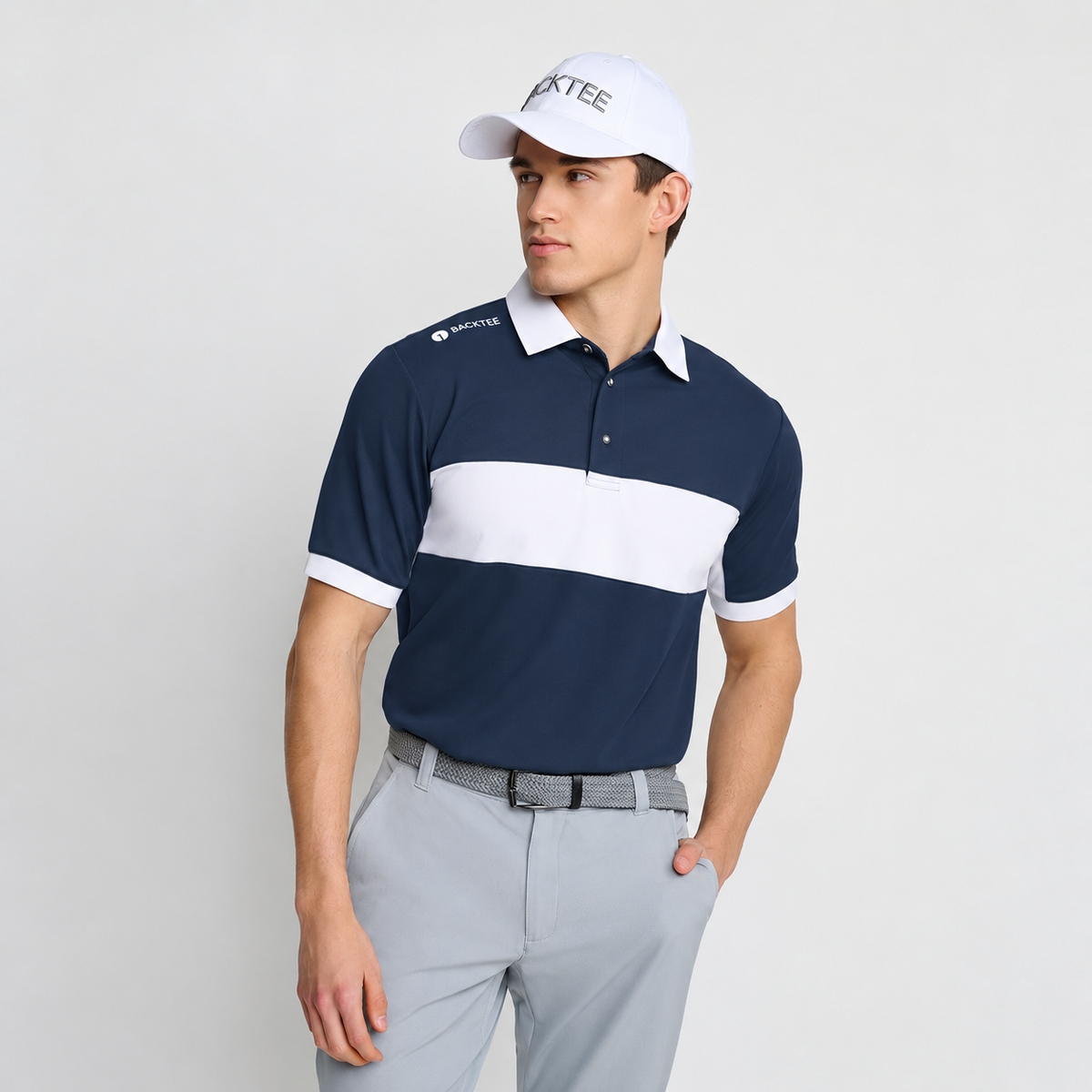 Focus Polo für Herren, Marineblau