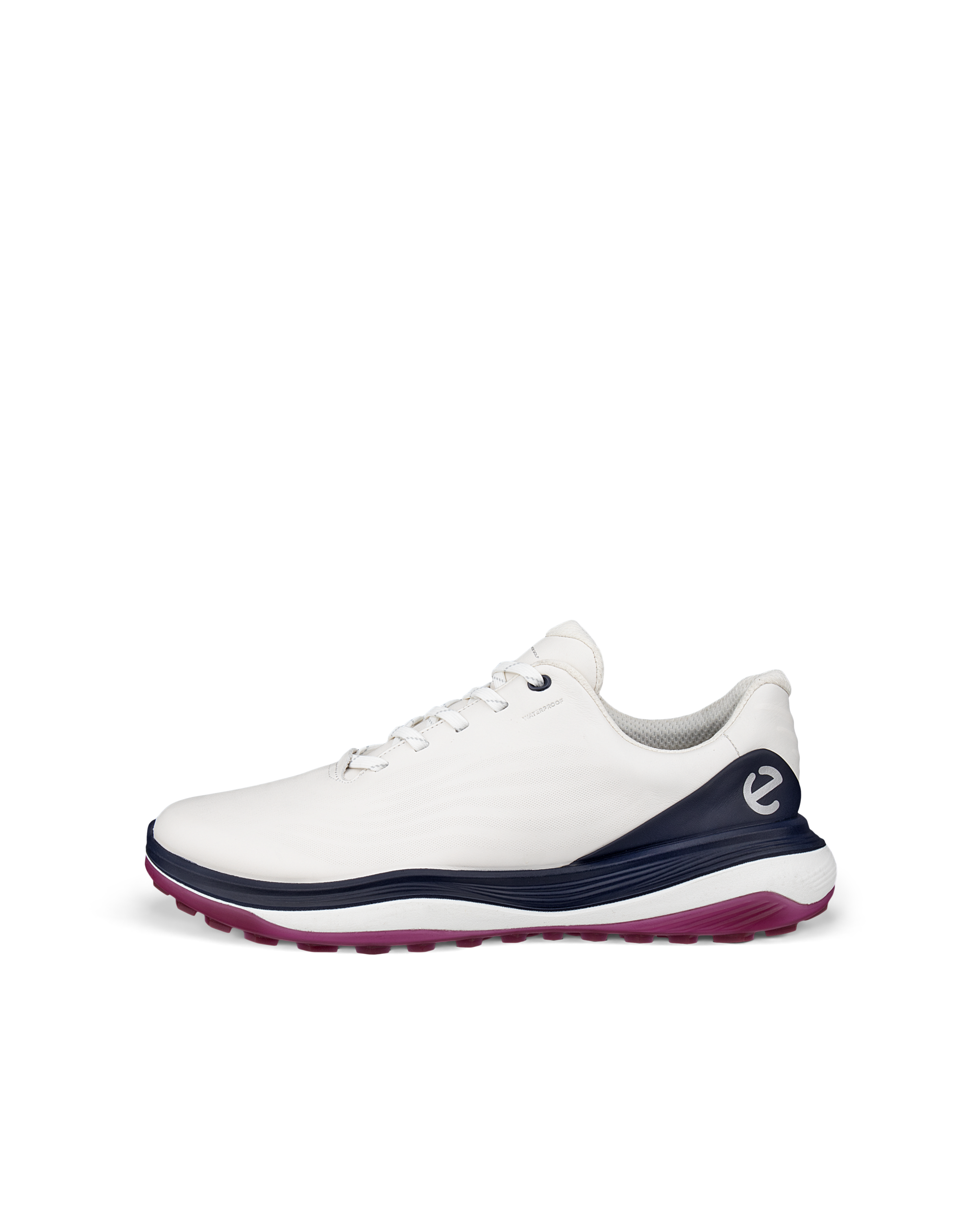 ECCO Herren Golfschuh M LT1 Weiß/Marineblau