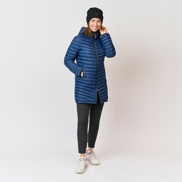 Recycelte Damenjacke, Marineblau