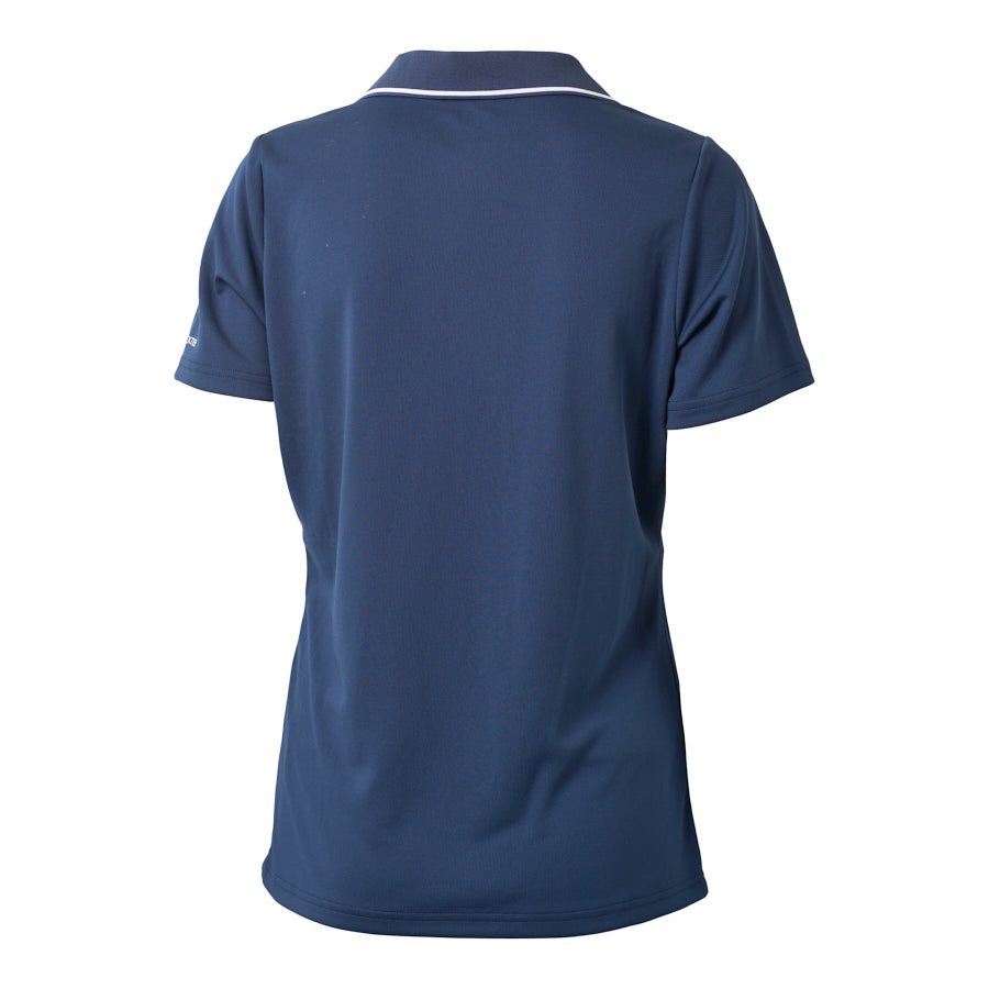 Damen-Shield-Poloshirt, Marineblau