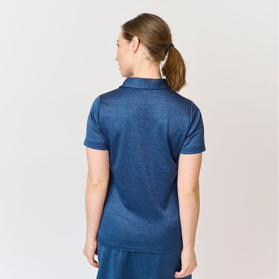 Damen-Sportpolo, Marineblau