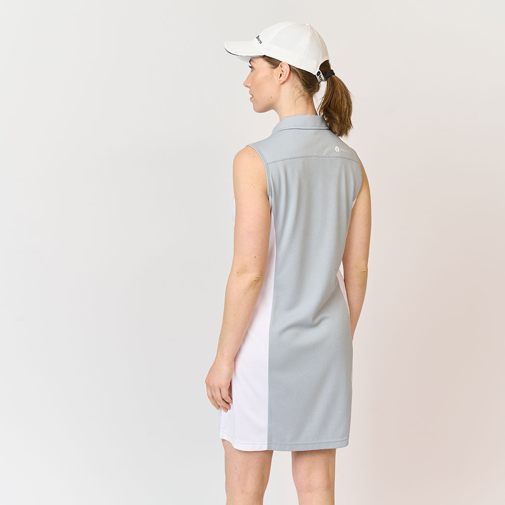 Dobby-Sportkleid für Damen, Hellgrau