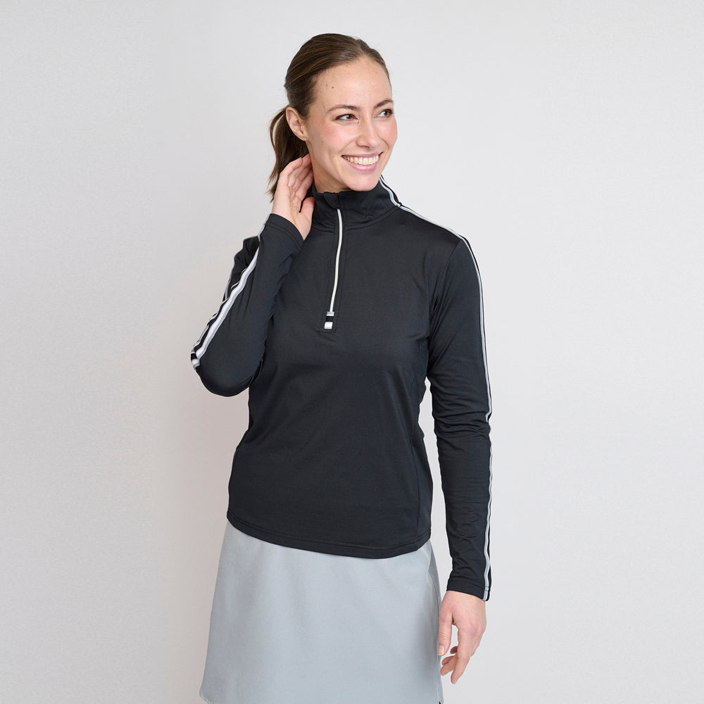 Modischer Baselayer für Damen, Schwarz