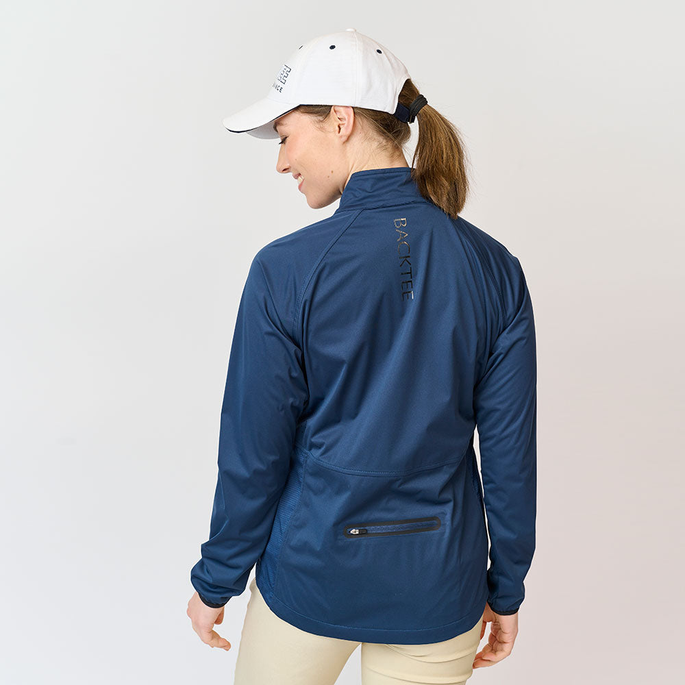 Leichte Damen-Windjacke, Marineblau