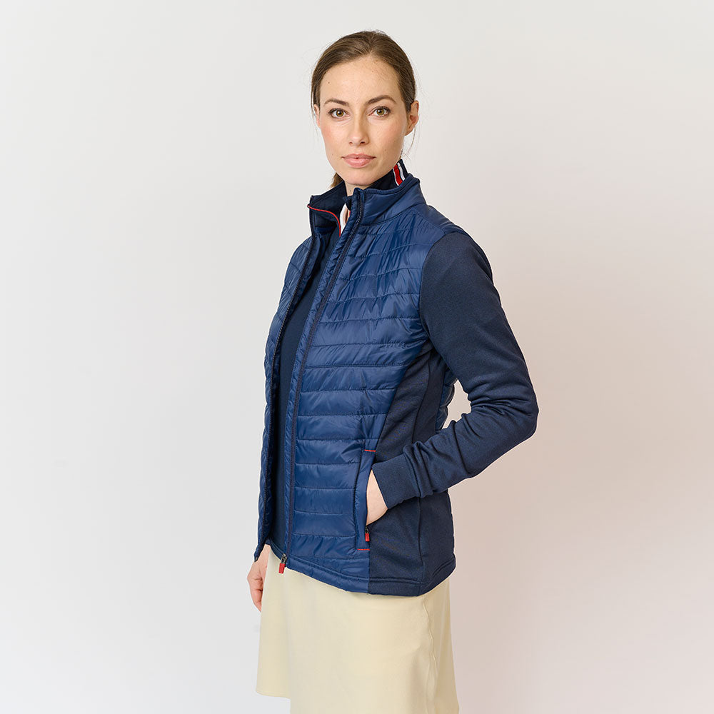 Damen-Hybridjacke, Marineblau