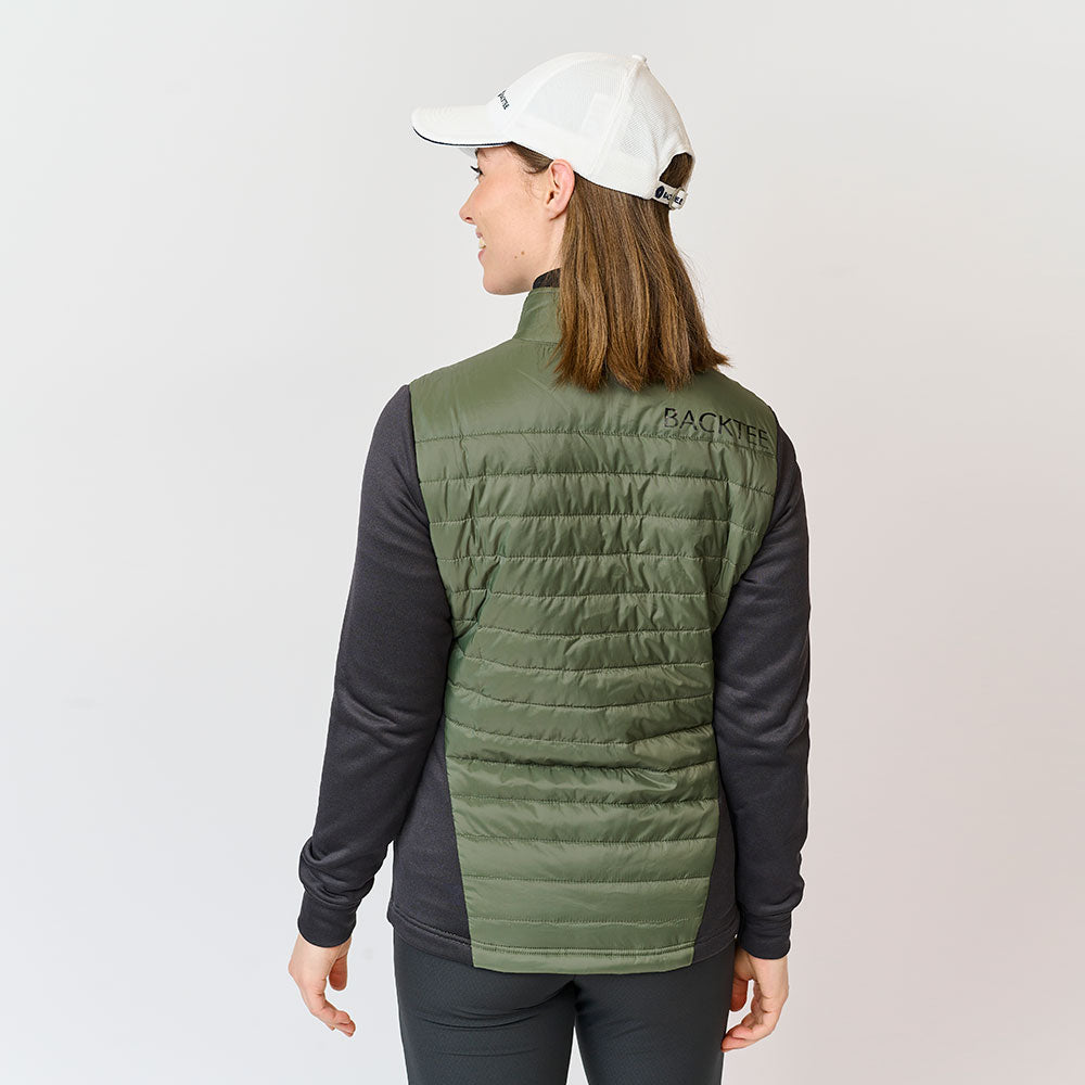 Damen-Hybridjacke, Käfergrün