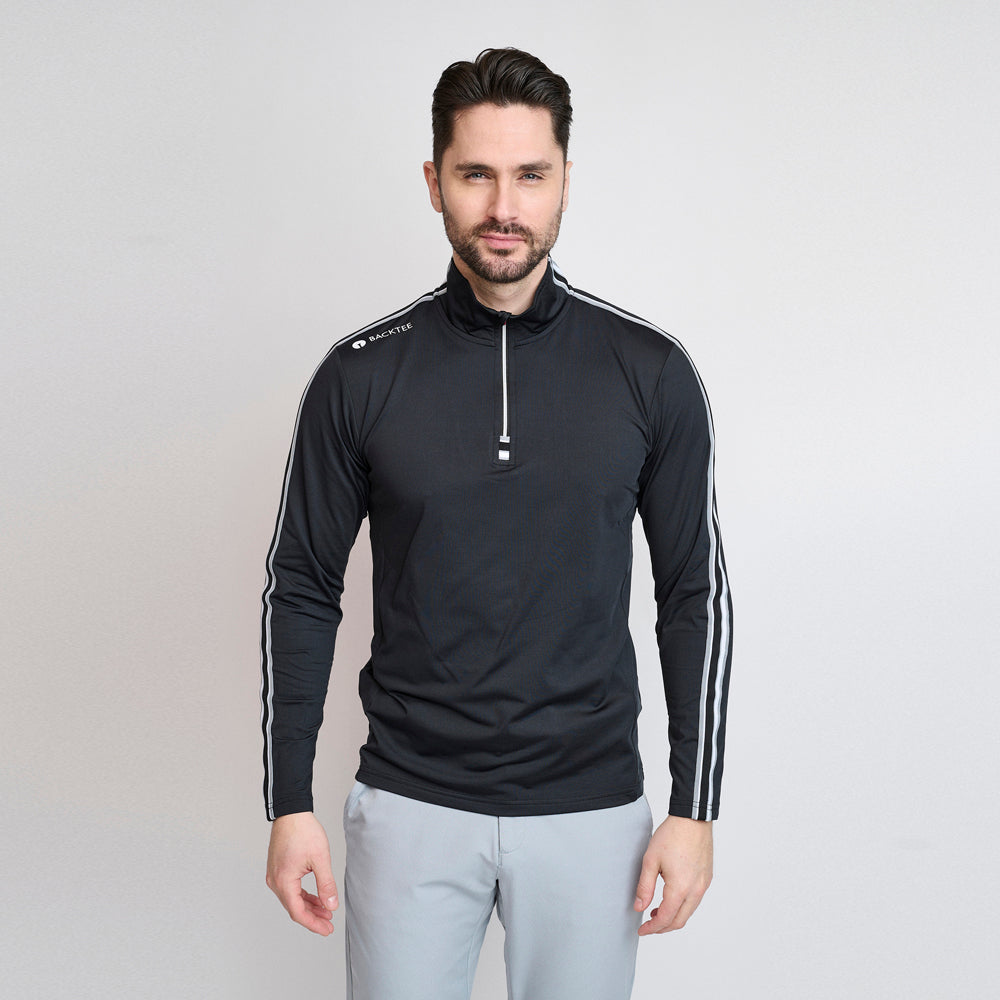 Sportlicher Baselayer für Herren, Schwarz