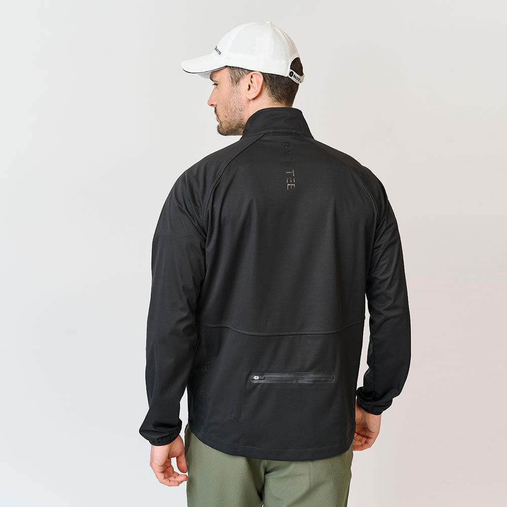 Leichte Herren-Windjacke, Schwarz