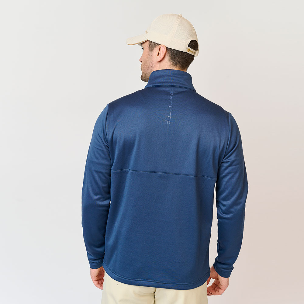 Herren Shield Zipneck Midlayer, Marineblau