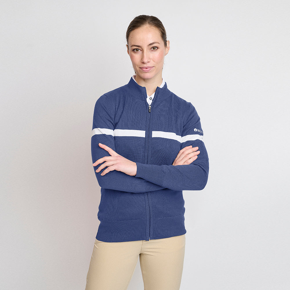 Bio-Windbreaker-Pullover für Damen, Dämmerungsblau