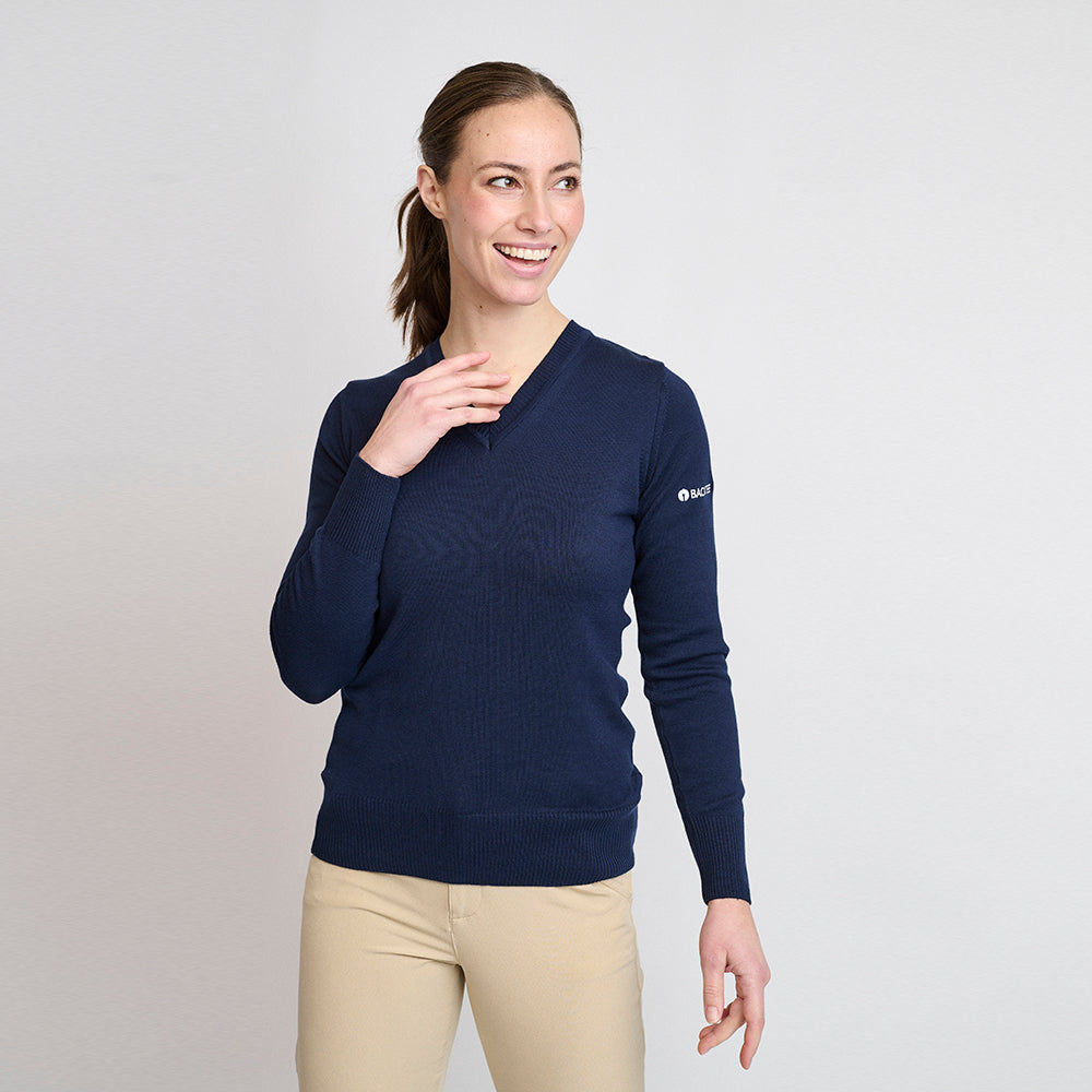 Bio-Freizeitpullover für Damen, Marineblau