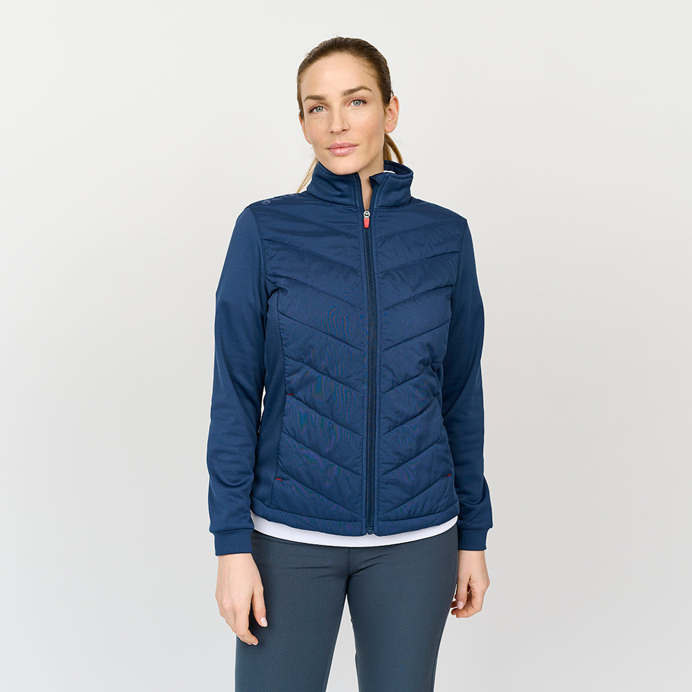 Damen-Hybridjacke, Marineblau