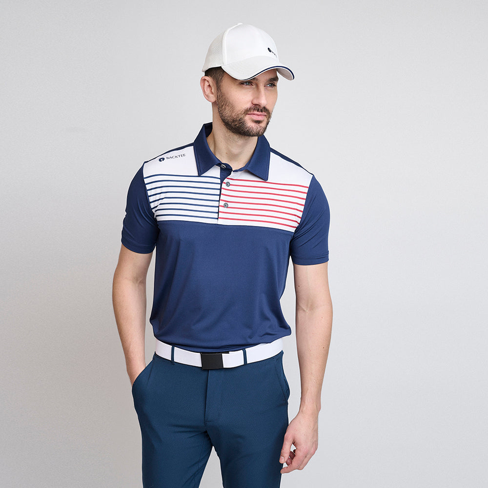 Herren-Golfpolo, Marineblau