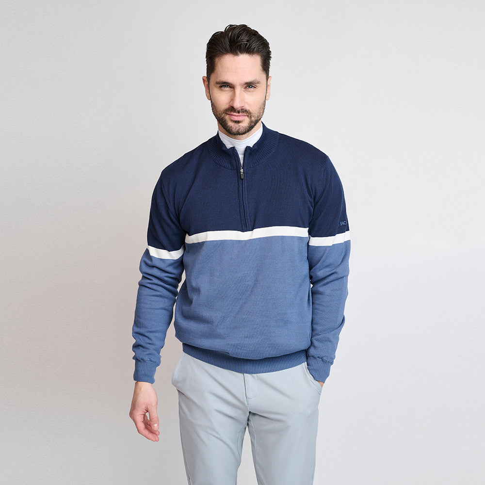 Nordic-Windbreaker-Pullover für Herren, Ensign Blue