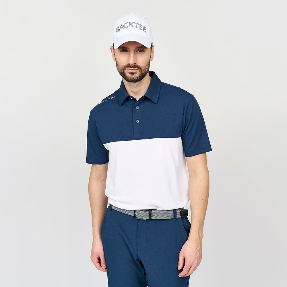 Herren-Tour-Polo, Marineblau