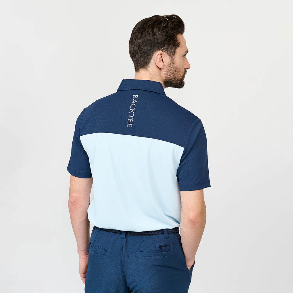 Tour-Poloshirt für Herren, Hellblau