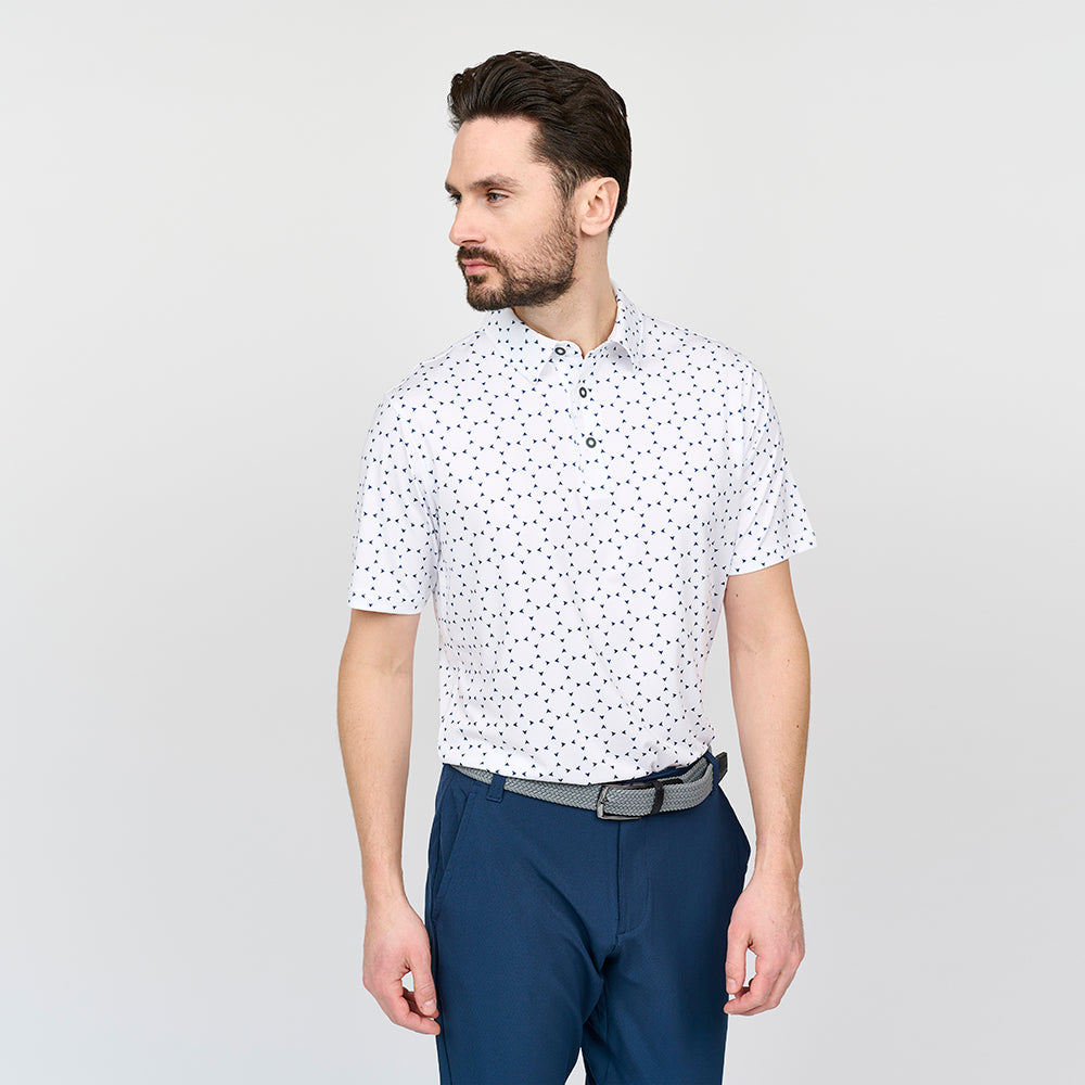 Icon-Poloshirt für Herren, Weiß