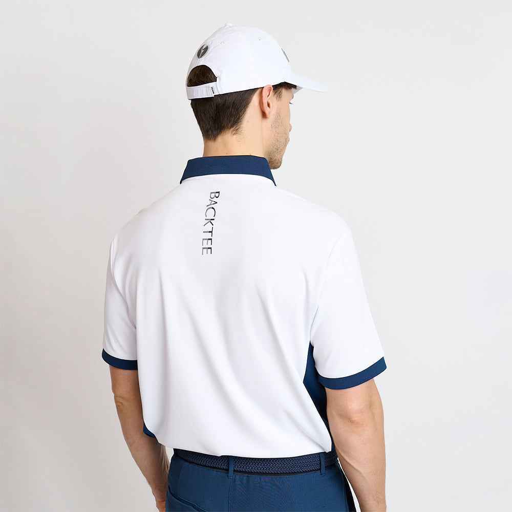 Hole-In-One-Poloshirt für Herren, Weiß