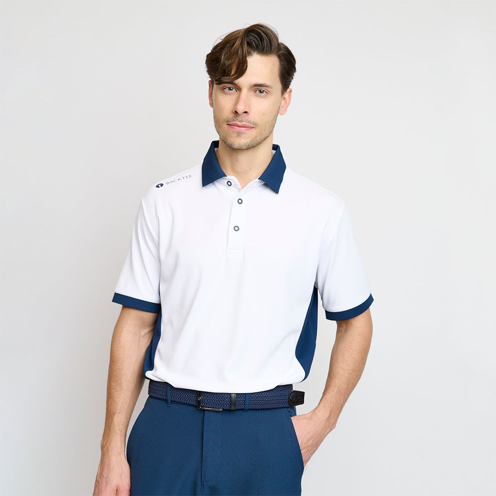 Hole-In-One-Poloshirt für Herren, Weiß