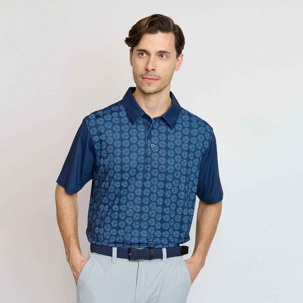 Birdie-Poloshirt für Herren, Marineblau