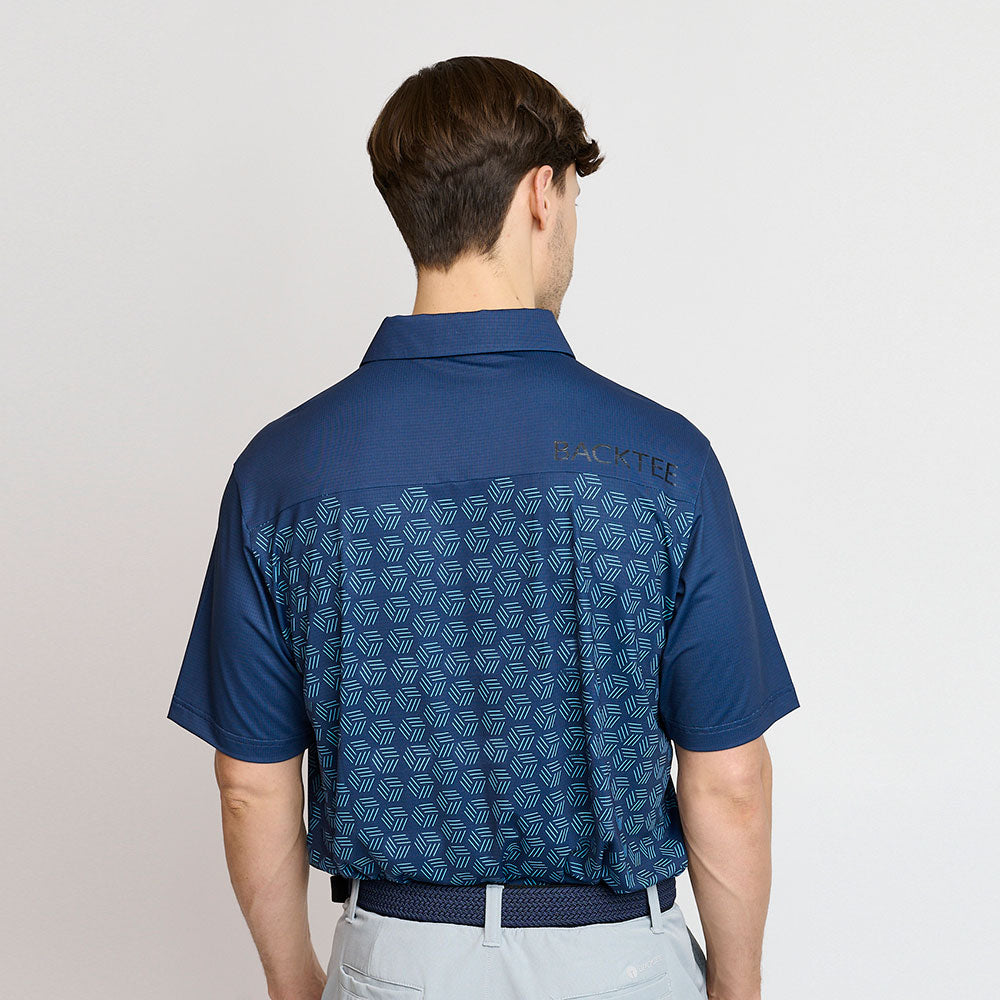 Birdie-Poloshirt für Herren, Marineblau