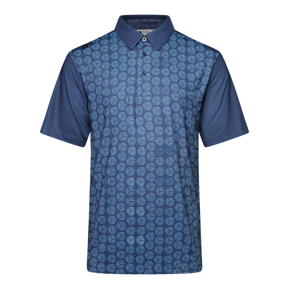 Birdie-Poloshirt für Herren, Marineblau