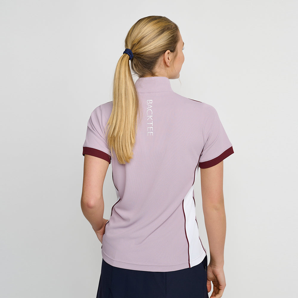 Damen-Poloshirt mit Reißverschluss, Nirvana