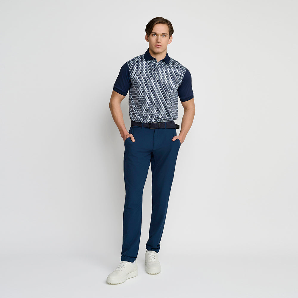 Klassisches Golfpolo für Herren, Marineblau