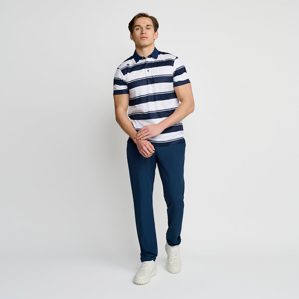 Horizontal Poloshirt für Herren, Marineblau