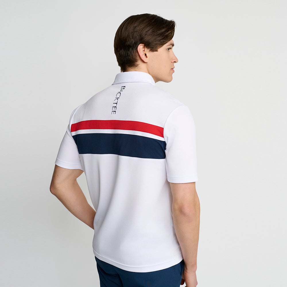 Herren-Trophy-Polo, Weiß