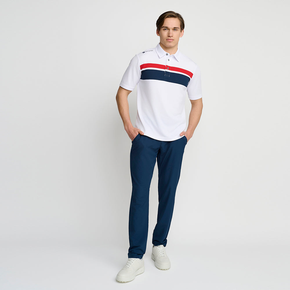 Herren-Trophy-Polo, Weiß