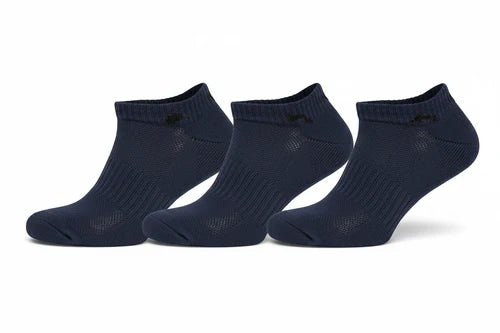 BACKTEE Low-Cut Socken 3er-Pack, Marineblau
