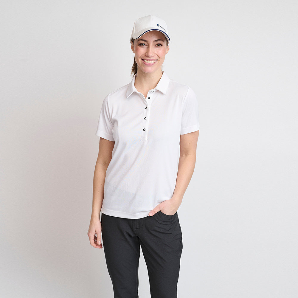 Performance-Poloshirt für Damen, Weiß