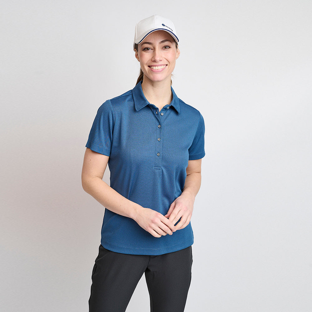 Performance-Poloshirt für Damen, Ensign Blue