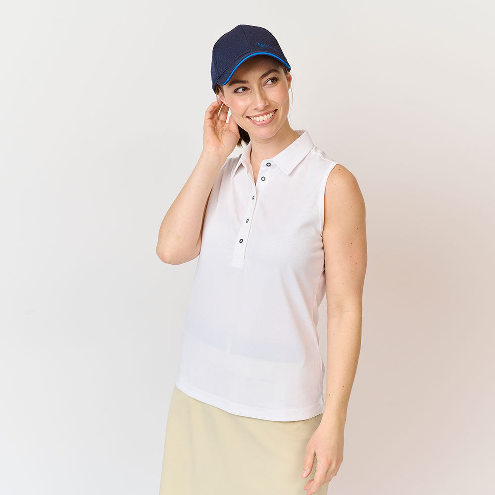 Performance-Poloshirt für Damen, Weiß