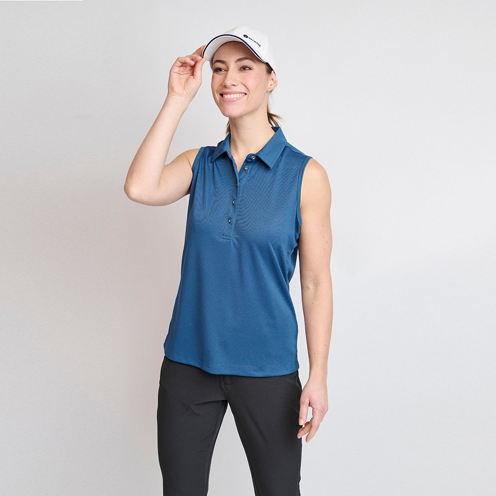 Performance-Poloshirt für Damen, Ensign Blue