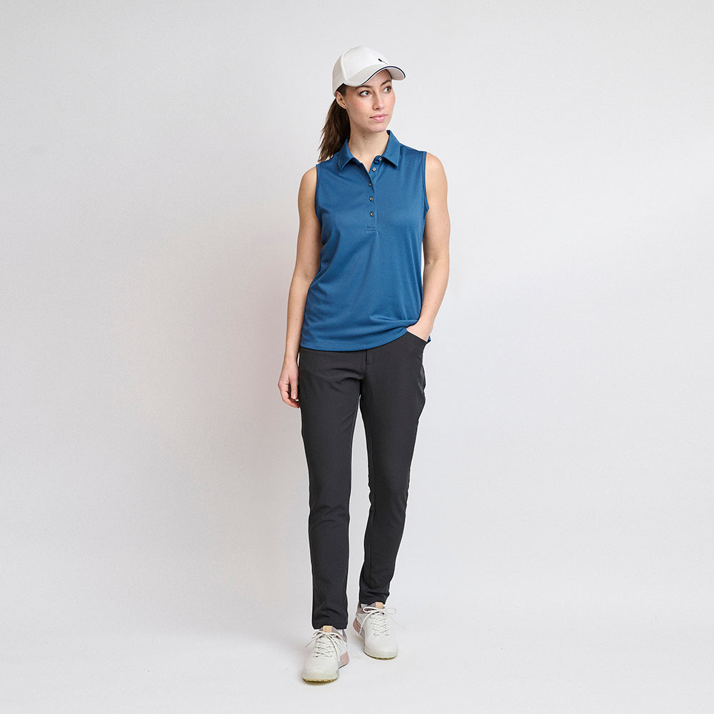 Performance-Poloshirt für Damen, Ensign Blue