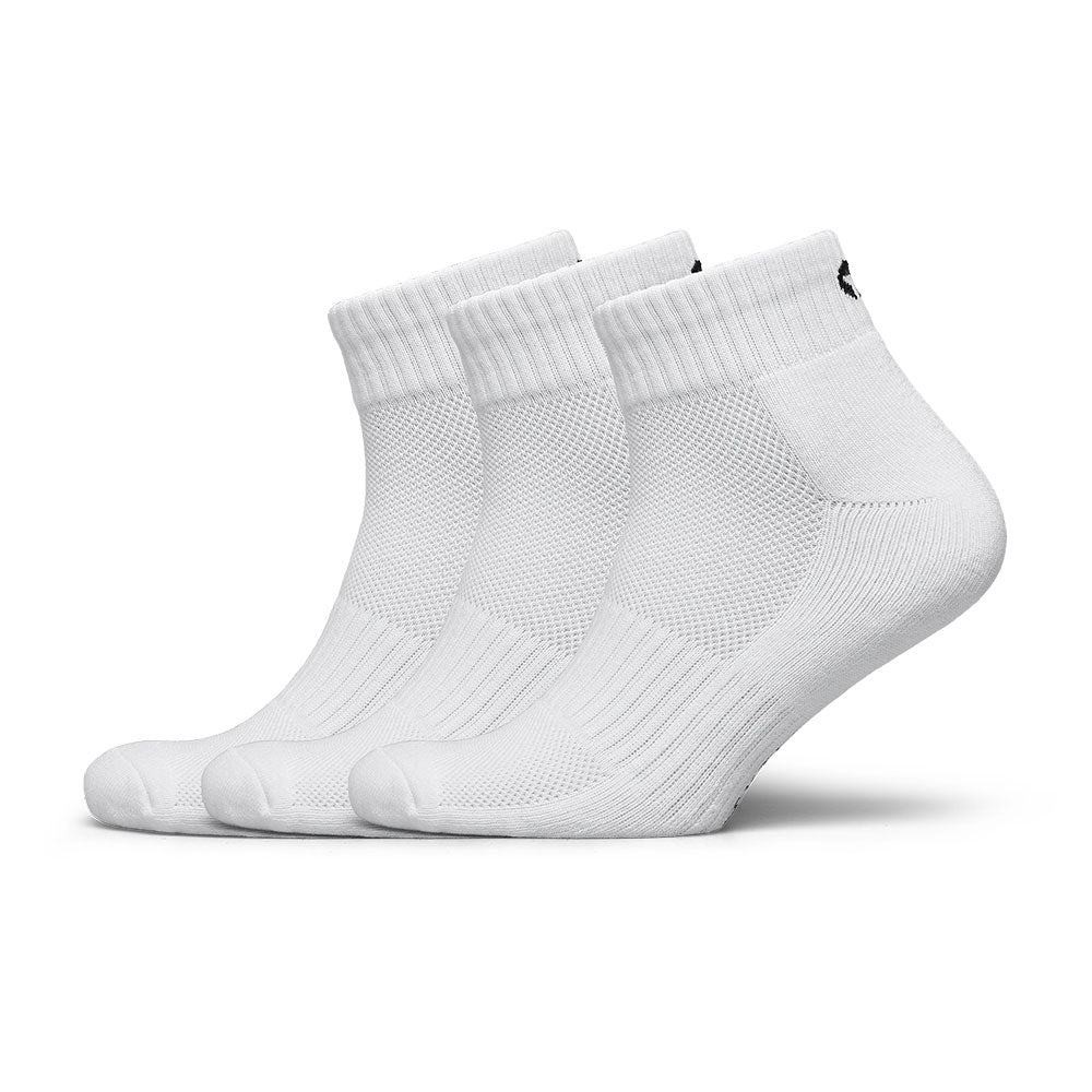 BACKTEE Knöchelsocken 3er-Pack, Weiß