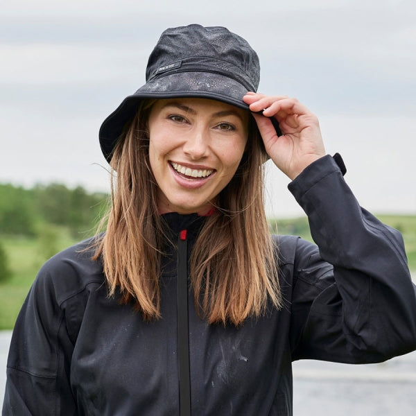 BACKTEE Unisex Regenhut, Schwarz