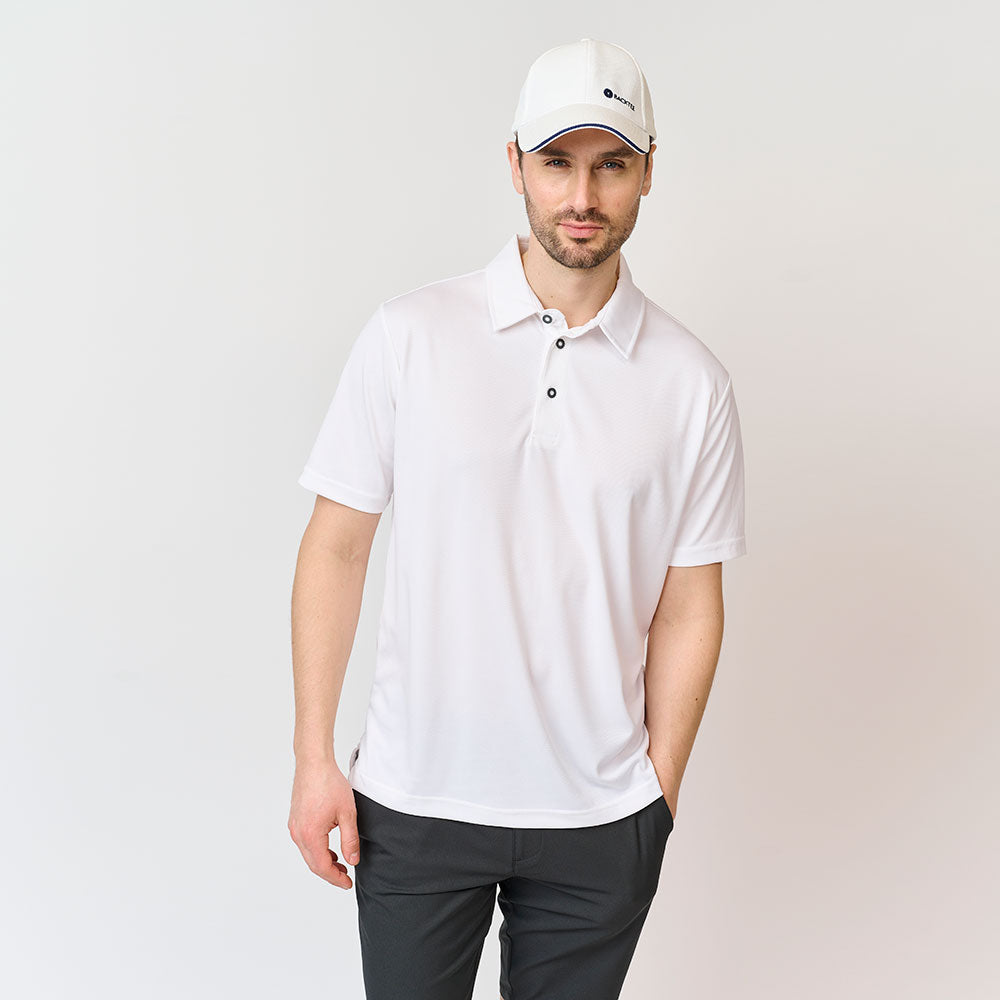 Performance-Poloshirt für Herren, Weiß